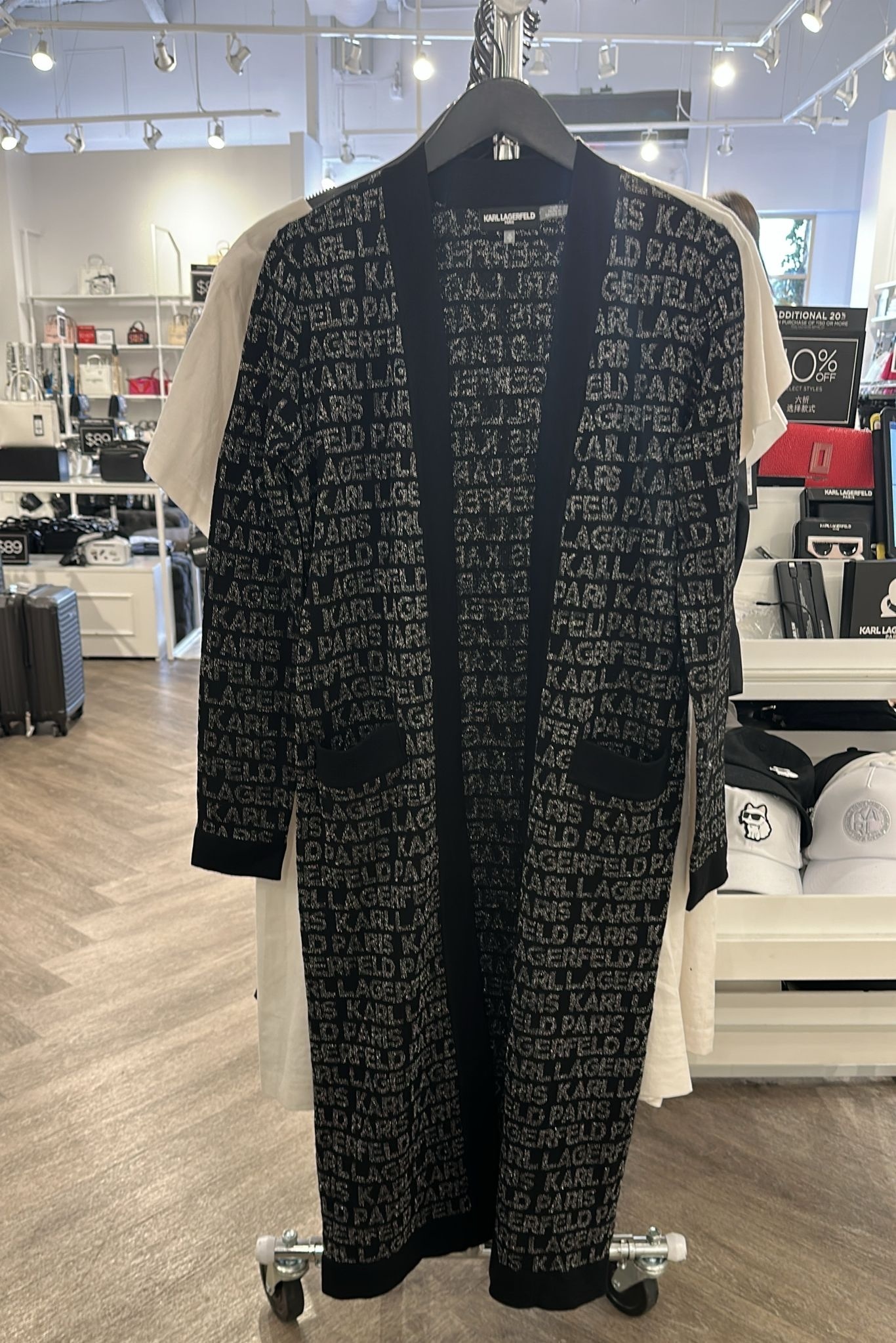 【現貨】karl lagerfeld LL0703612 長身冷外套