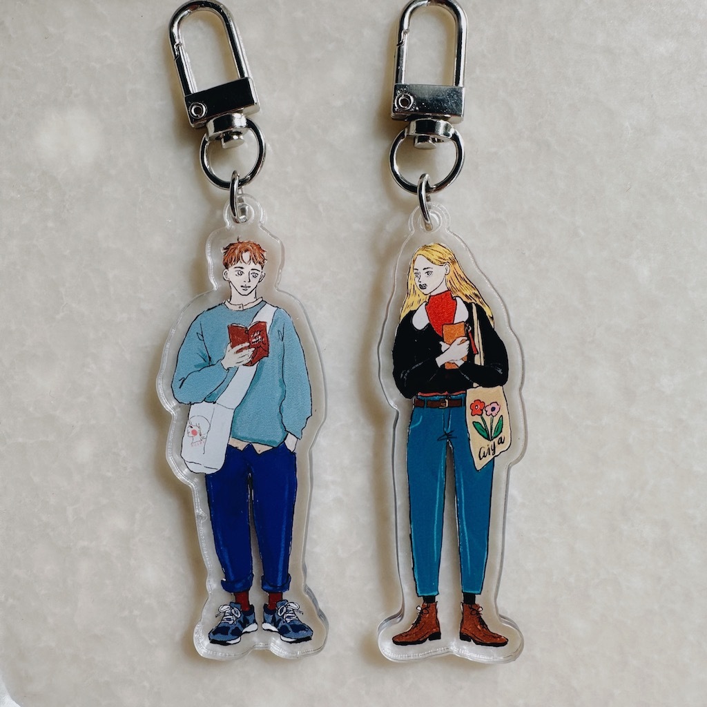 TN男子 TN女子  TN 夥伴店紀念款 壓克力吊飾｜愛治文具房