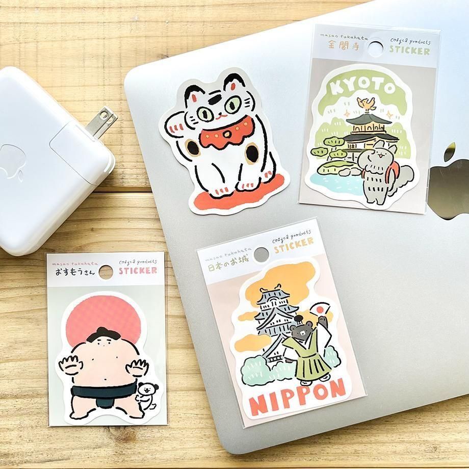 高旗将雄 防水大貼紙｜日本表現社