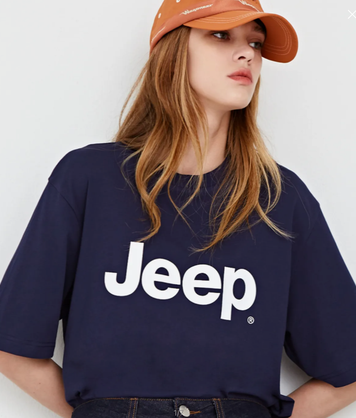 JEEP 吉普  JEEP 大LOGO  短袖T恤   JUL25