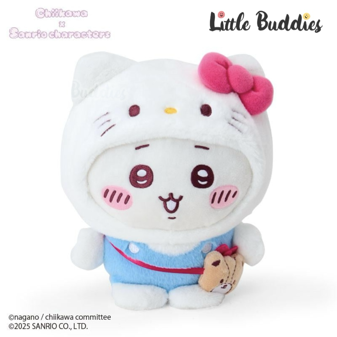 預購 日本 Sanrio X Chiikawa 吉伊卡哇 換裝系列 可除帽公仔