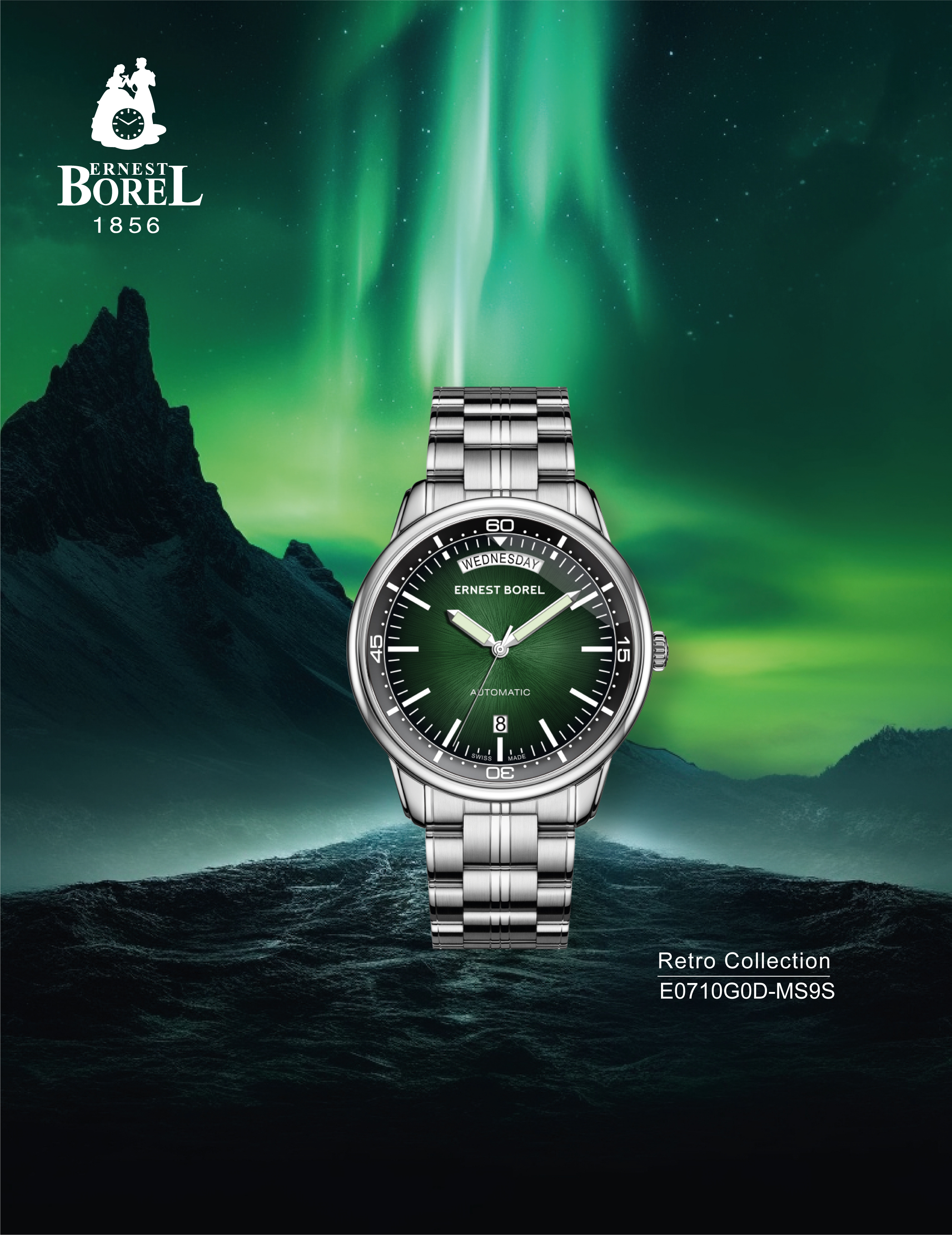 E0710G0D-MS9S 依波路自動錶