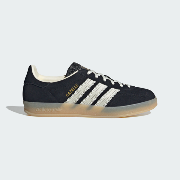 Adidas Gazelle Indoor W JS1412 宋雨琦同款 女 運動休閒鞋 德訓鞋 復古 舒適 膠底 黑 白