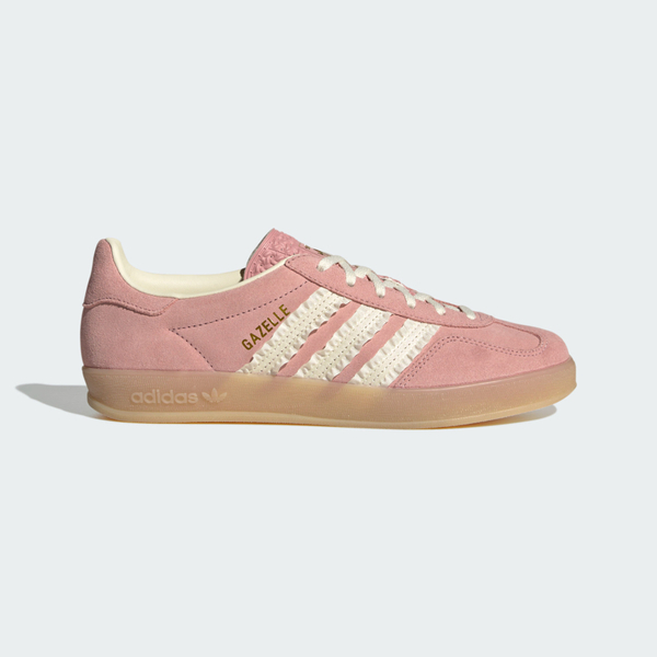 Adidas Gazelle Indoor W JS1413 宋雨琦同款 女 運動休閒鞋 德訓鞋 麂皮 復古 舒適 膠底 粉紅白