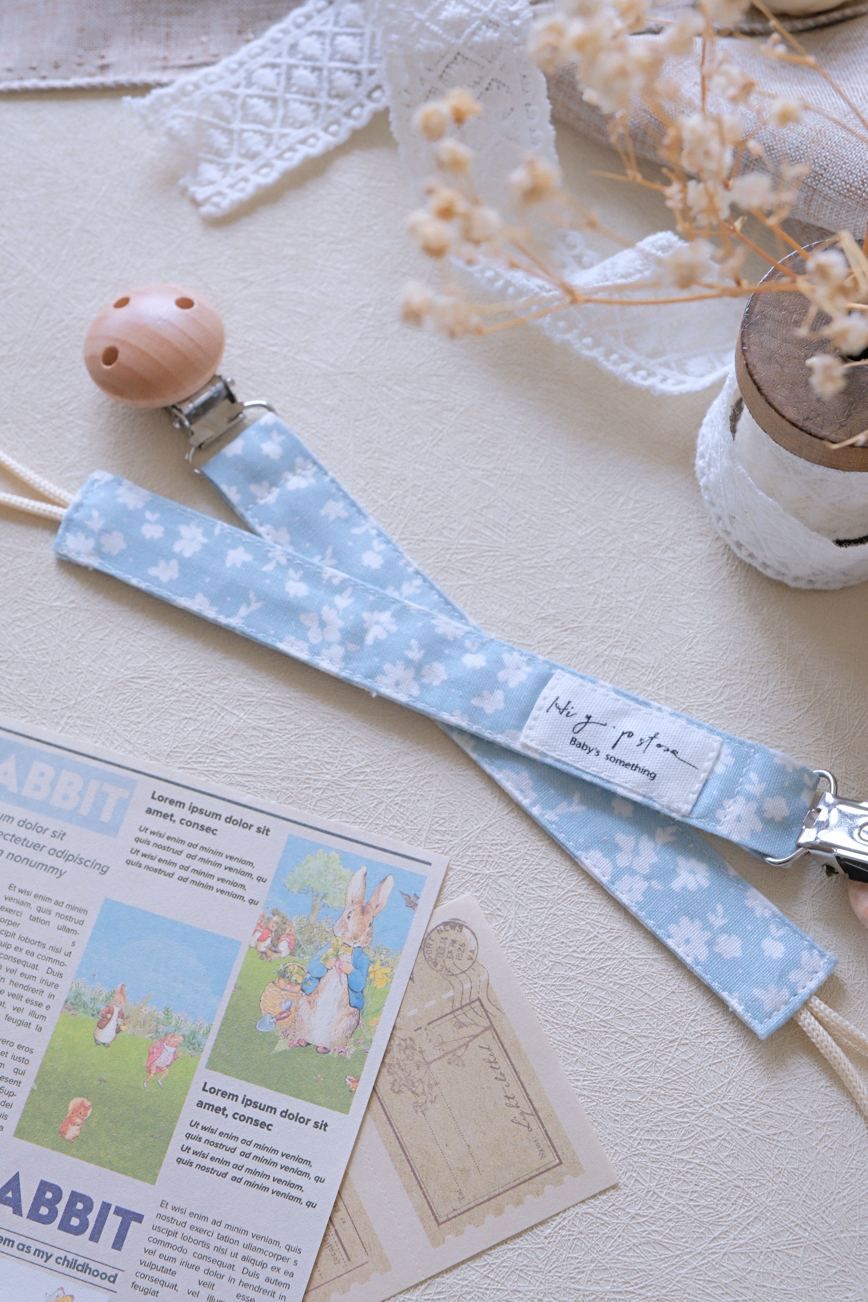 Hi Y.P store-櫸木夾-獨家設計款-霧藍霜語