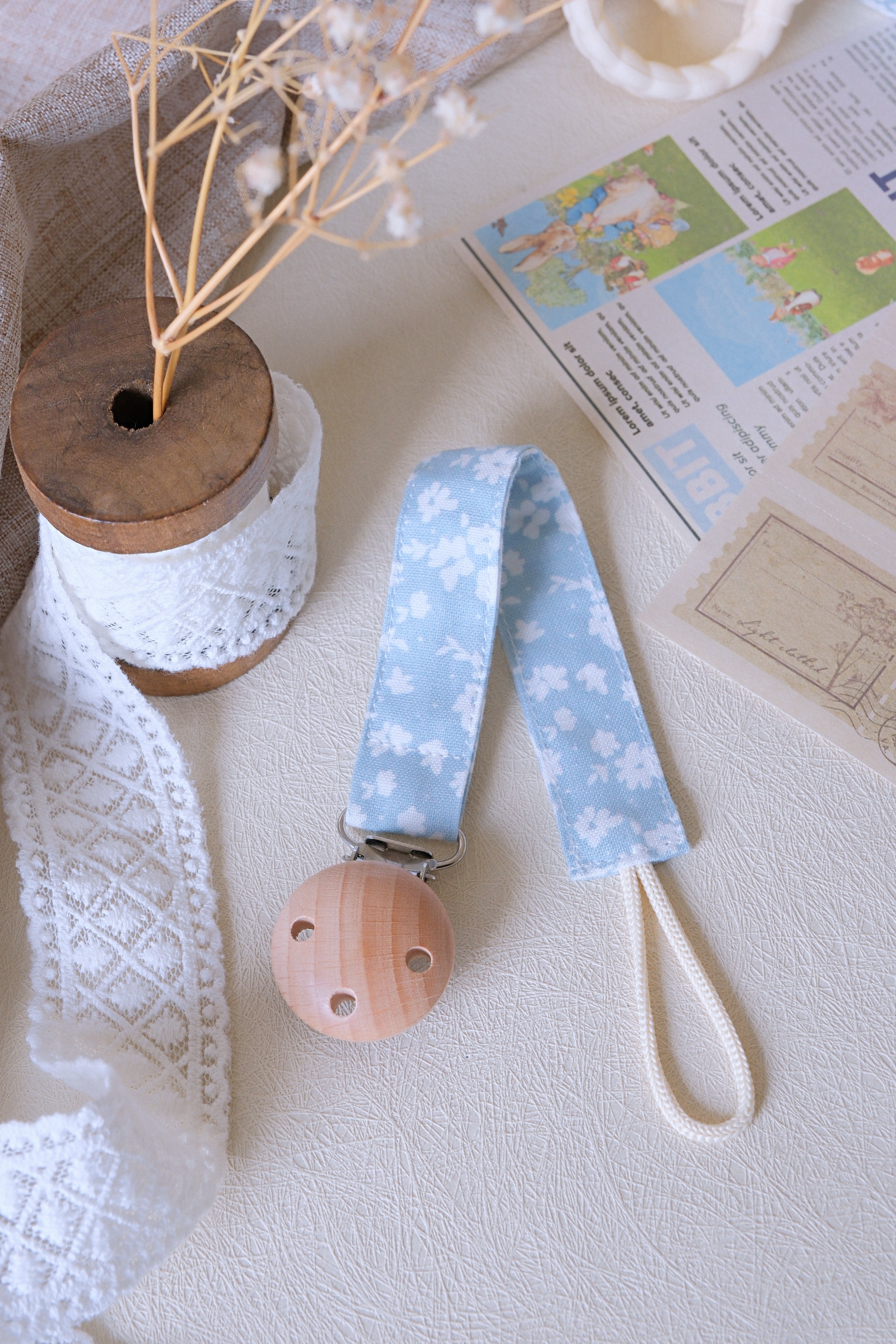 Hi Y.P store-櫸木夾-獨家設計款-霧藍霜語