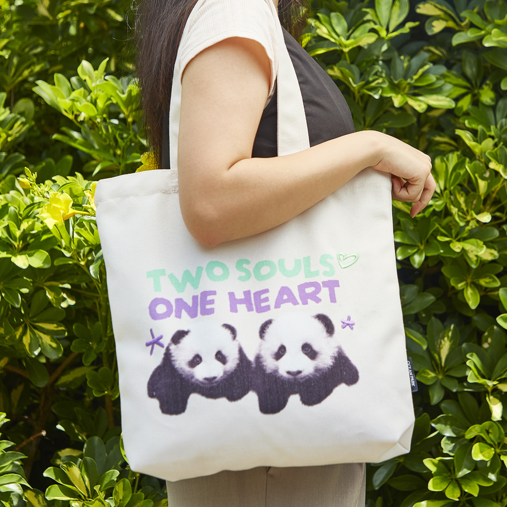 Elder Sister “Jia Jia” & Little Brother “De De” Tote Bag