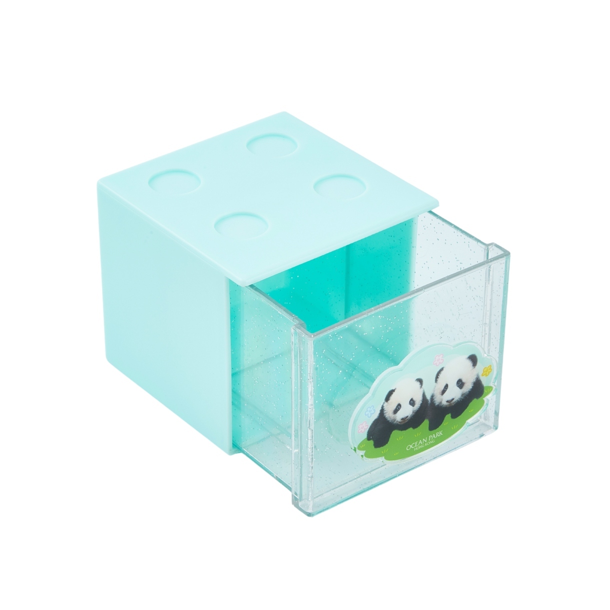 Elder Sister “Jia Jia” & Little Brother “De De” Desktop Drawer with Stickers