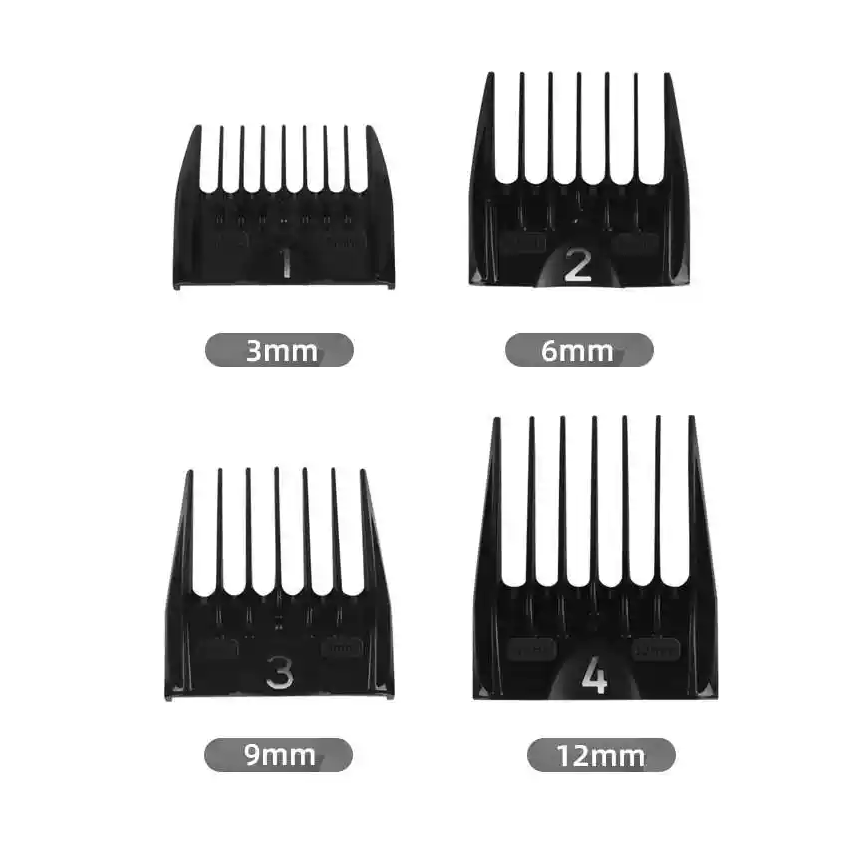 WAHL222系列公分套組黑 4入