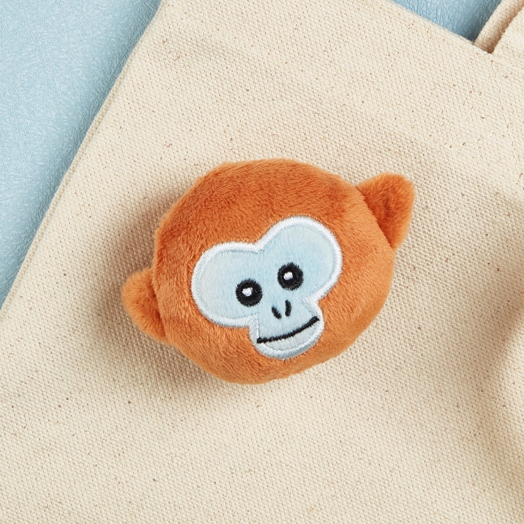 Golden Monkey Plush Pin