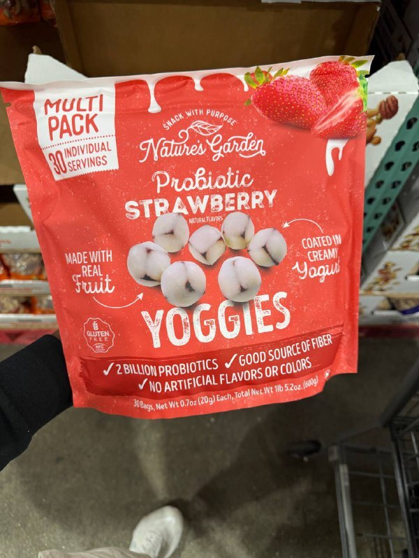 [U] CW NATURE'S GARDEN PROBIOTIC STRAWBERRY YOGGIES, 846548085280 (UCW64)