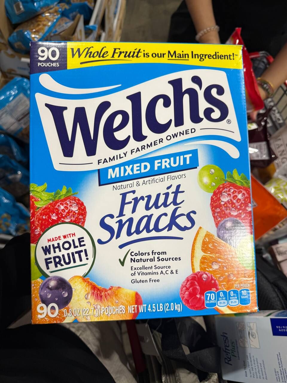 [U] CW WELCH'S MIXED FRUIT SNACKS, 90 POUCHES, UCW66 (UCW66)