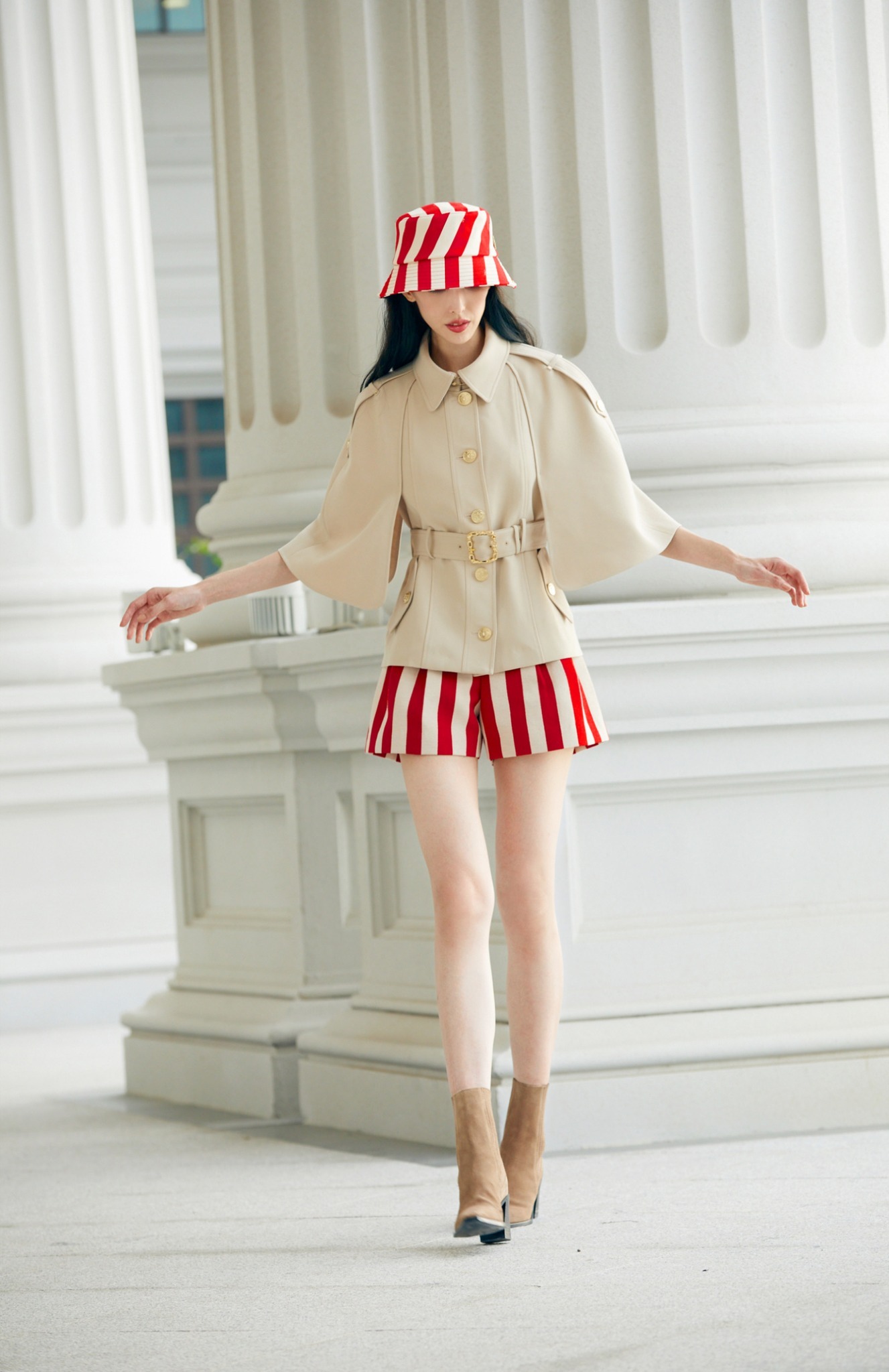 BC1EB007I1 濱海風情經典線條漁夫帽 ( 官網限定 )