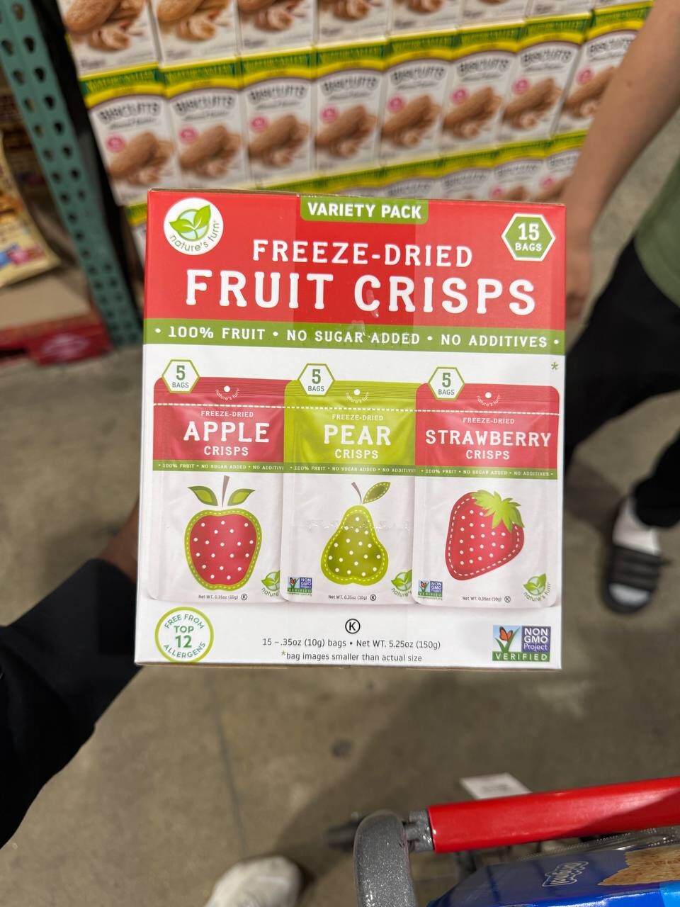 [U] CW NATURE'S TURN 1774351 FREEZE-DRIED FRUIT CRISPS, 15 BAGS, 850025365253 (UCW69)