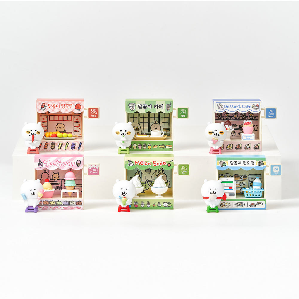 預訂｜韓國限定 白熊 美食商店立體場景模型 盲盒