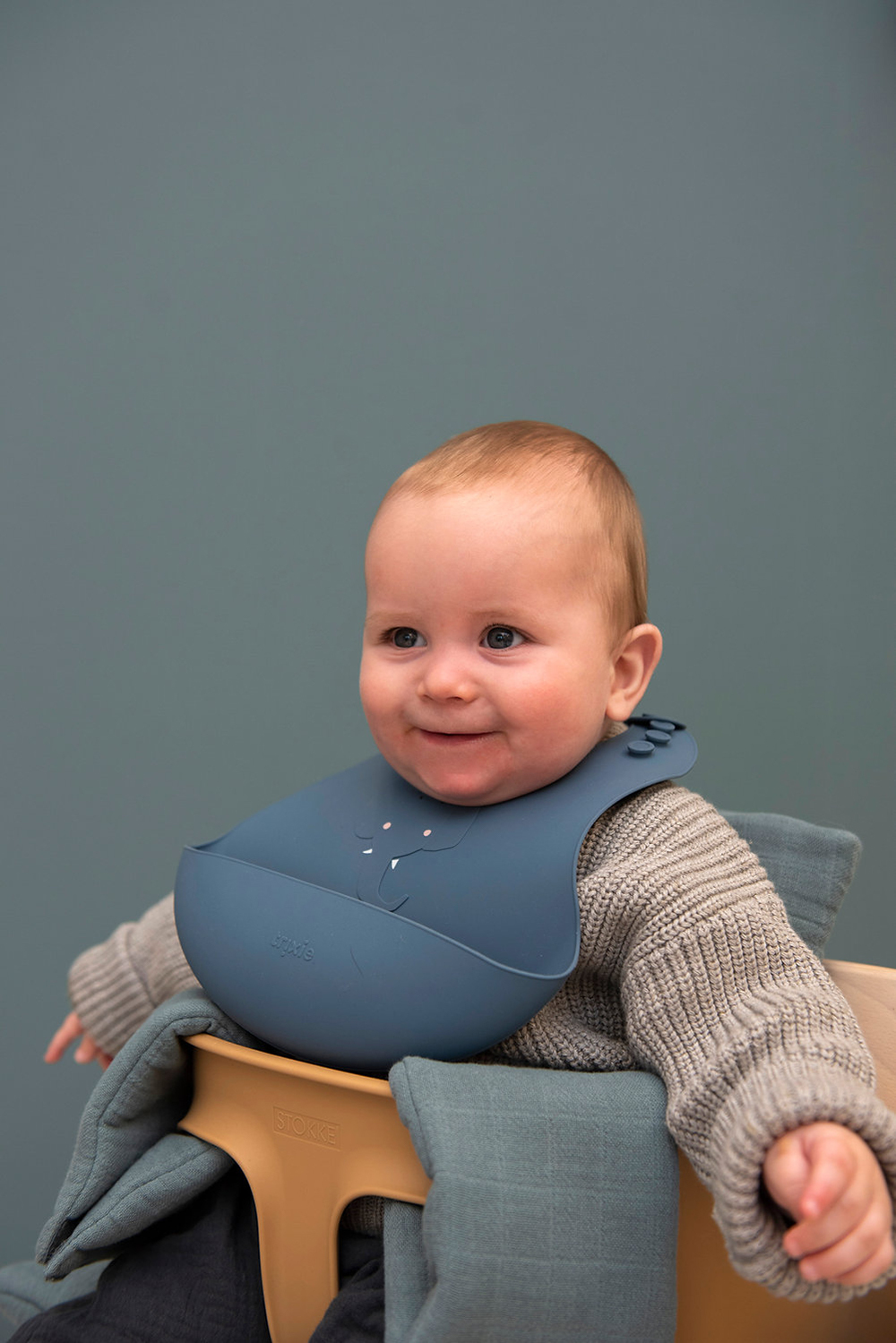 trixie 動物造型矽膠圍兜2入組-逗趣小象