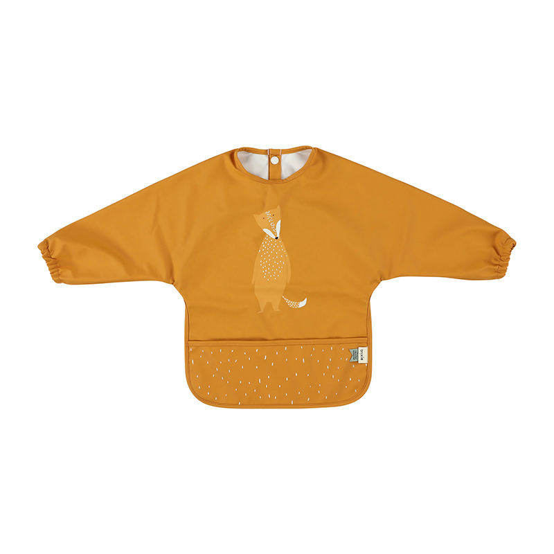 trixie 動物造型長袖防水圍兜-聰明狐狸