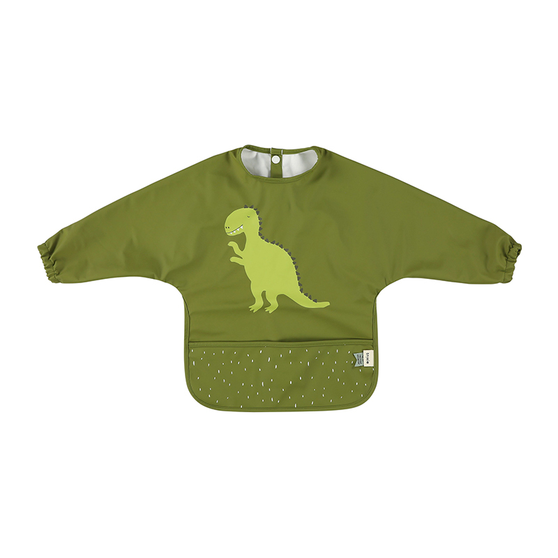trixie 動物造型長袖防水圍兜-威力恐龍