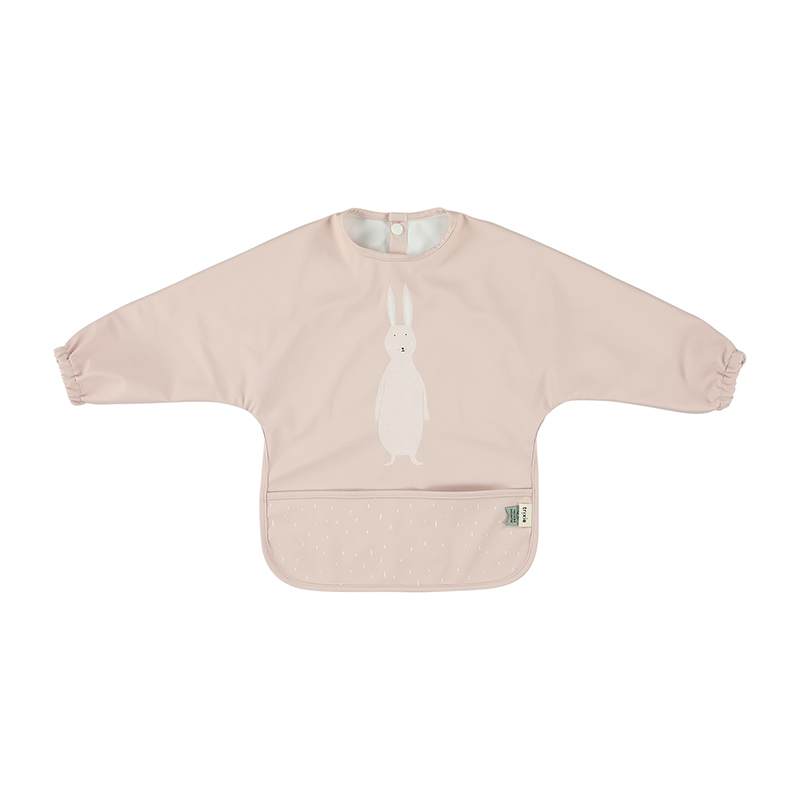 trixie 動物造型長袖防水圍兜-乖乖小兔