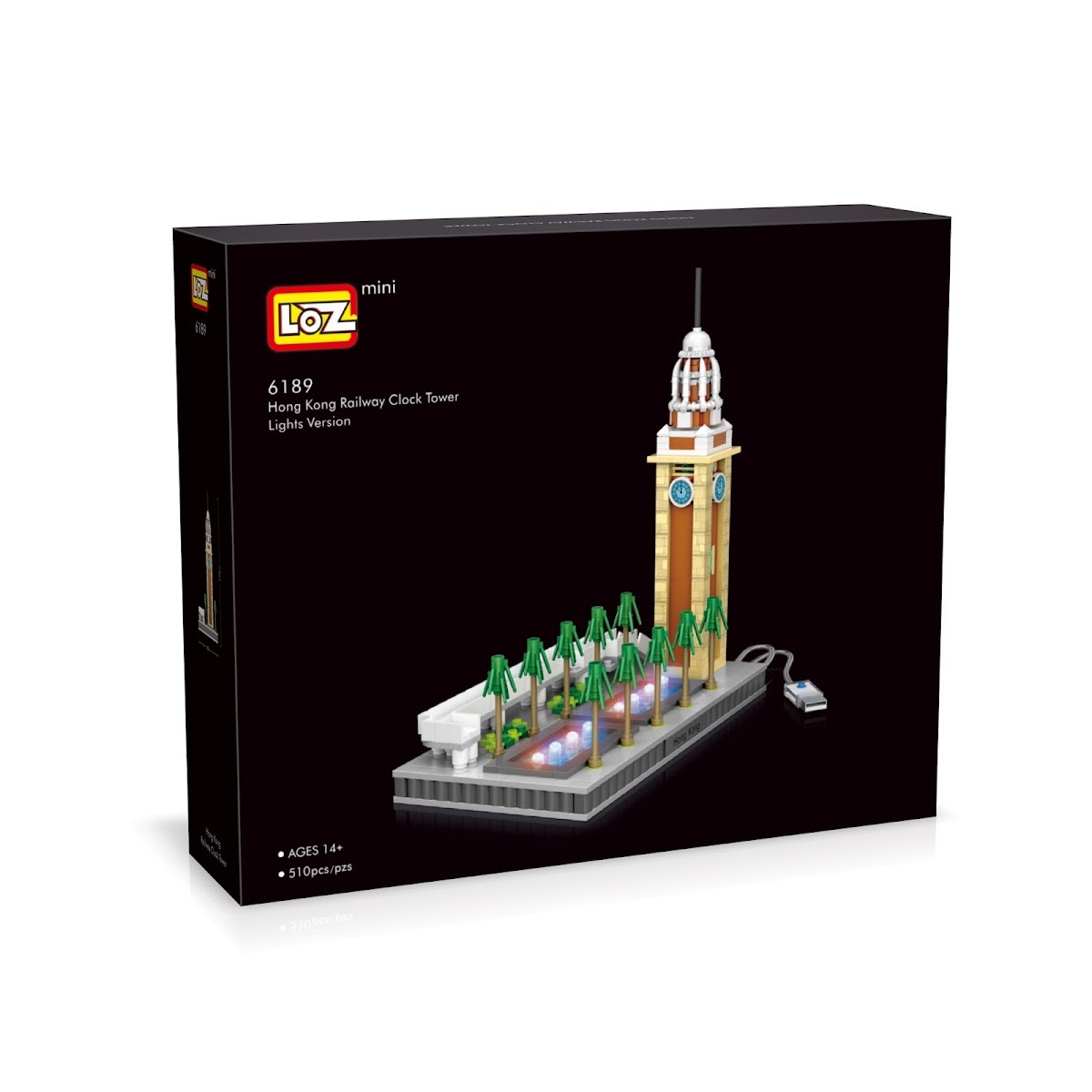 LOZ - 香港尖沙咀鐘樓 (亮燈版)