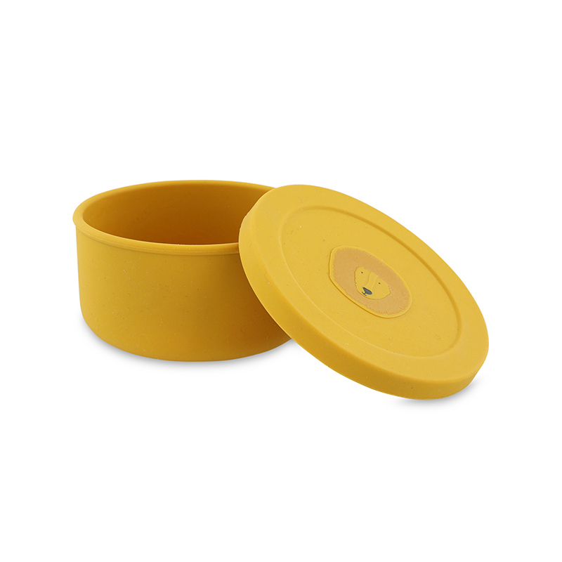 trixie 動物造型矽膠附蓋餐碗-陽光獅子