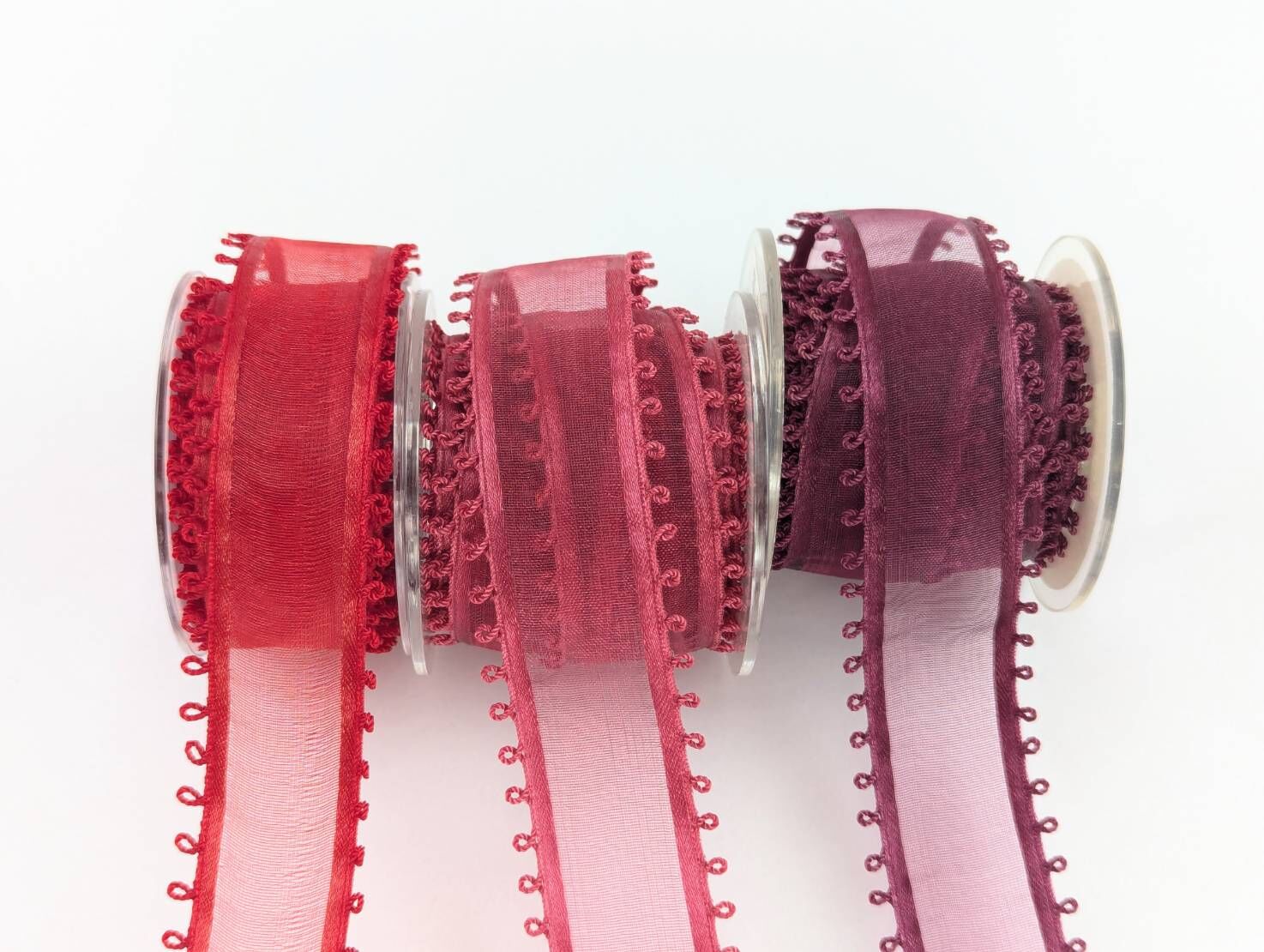 雙邊小圈透光網紗/22mm