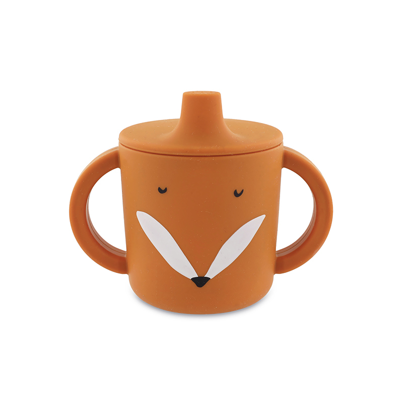 trixie 動物造型矽膠雙耳水杯-聰明狐狸