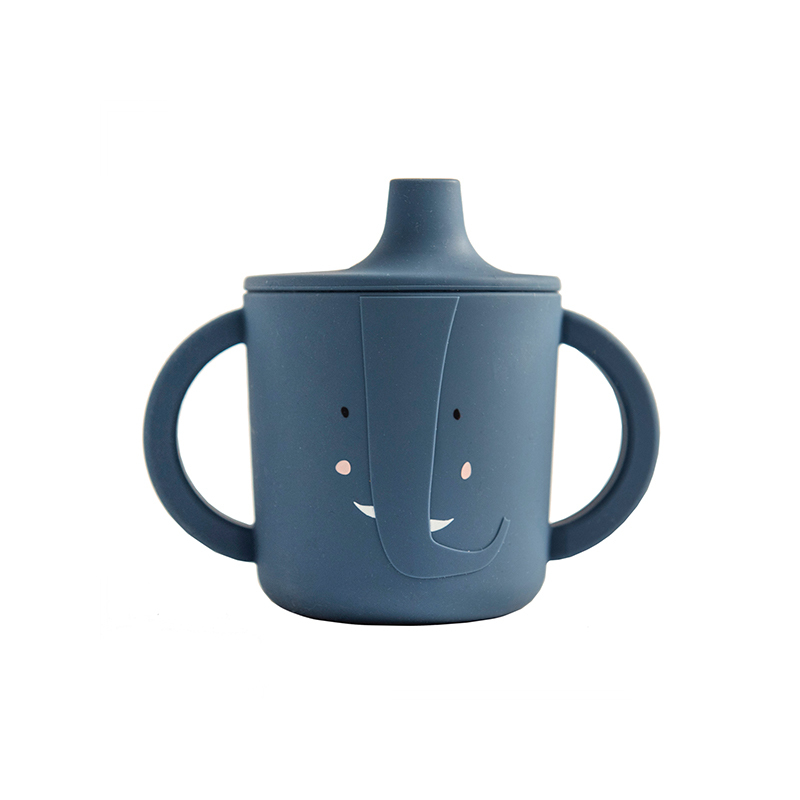 trixie 動物造型矽膠雙耳水杯-逗趣小象