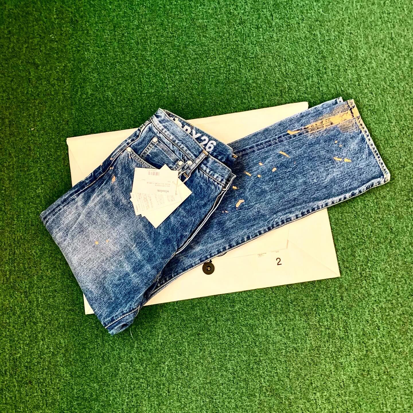 VISVIM 2025 SOCIAL SCULPTURE 11 DRY-26 JEANS - SIZE 2