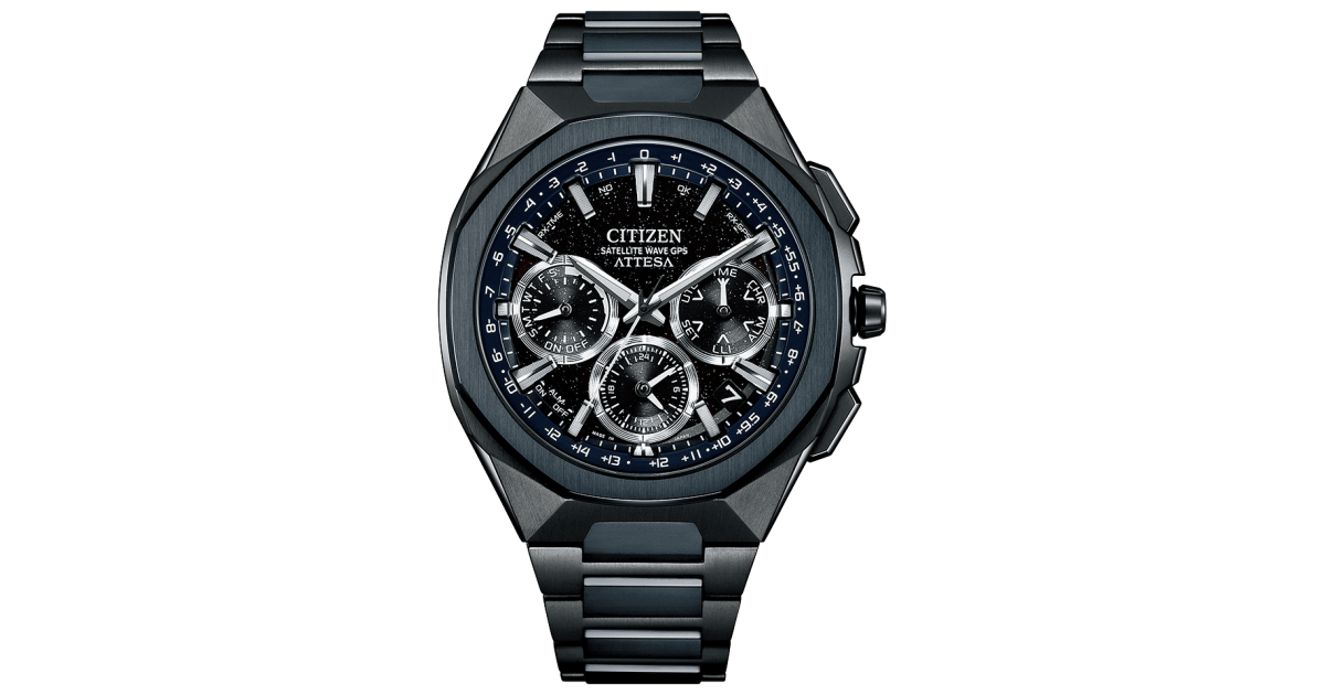 Citizen 星辰 Attesa Blue Universe Collection Eco-Drive solar radio GPS titanium limited CC4106-74E 藍色宇宙系列 光動能 太陽能 電波 GPS 鈦金屬 限量版