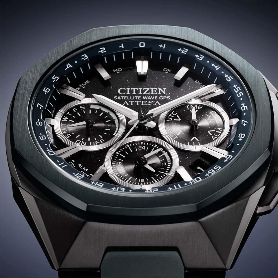 Citizen 星辰 Attesa Blue Universe Collection Eco-Drive solar radio GPS titanium limited CC4106-74E 藍色宇宙系列 光動能 太陽能 電波 GPS 鈦金屬 限量版
