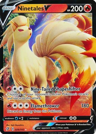 Ninetales V - 026/192 - Ultra Rare