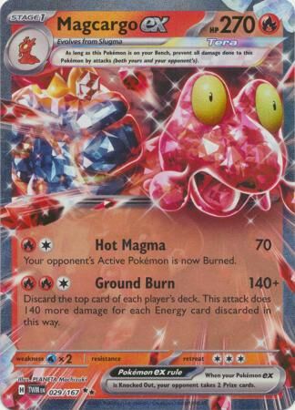 Magcargo ex - 029/167 - Ultra Rare