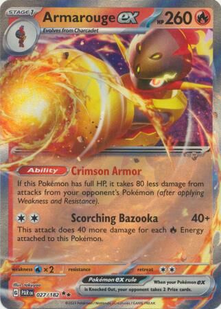 Armarouge ex - 027/182 - Ultra Rare