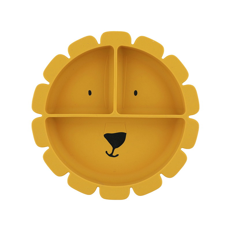 trixie 動物造型矽膠防滑餐盤-陽光獅子