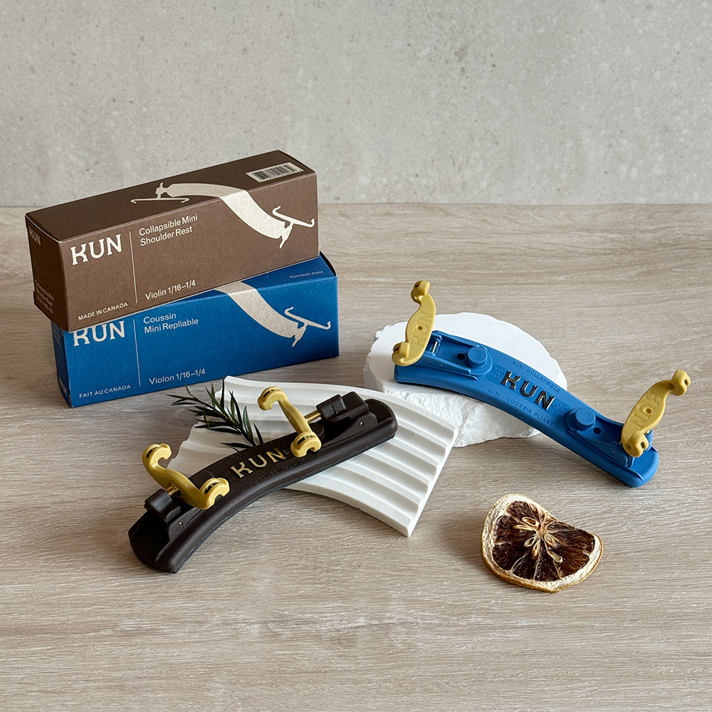 KUN Mini Collapsible 彩色迷你款 小提琴折疊肩墊 1/4-1/16