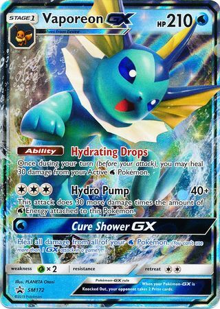 Vaporeon GX - SM172 - Promo
