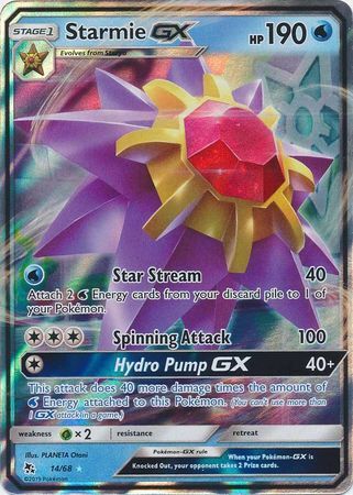 Starmie GX - 14/68 - Ultra Rare