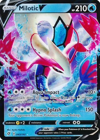 Milotic V - 043/192 - Ultra Rare