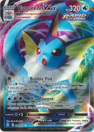 Vaporeon VMAX - 030/203 - Ultra Rare