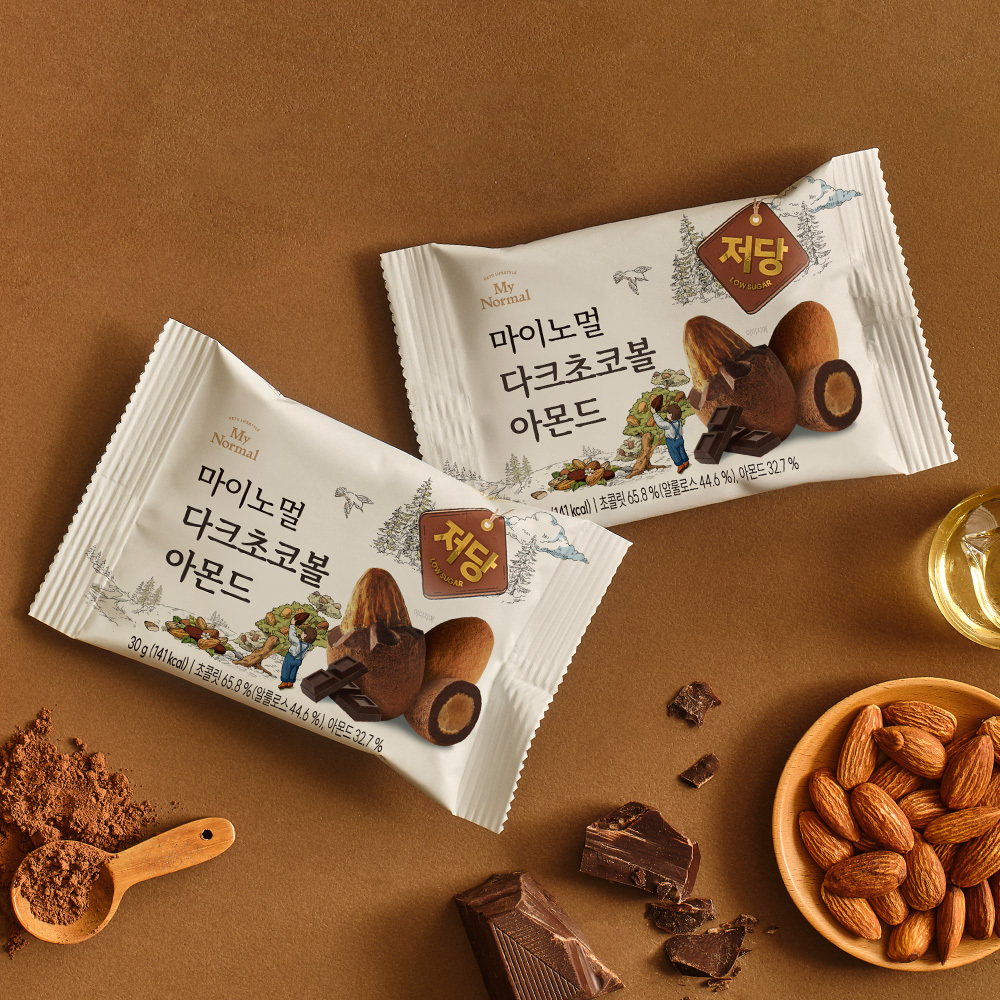 My Normal 超低糖黑朱古力杏仁 (30g) (82314)