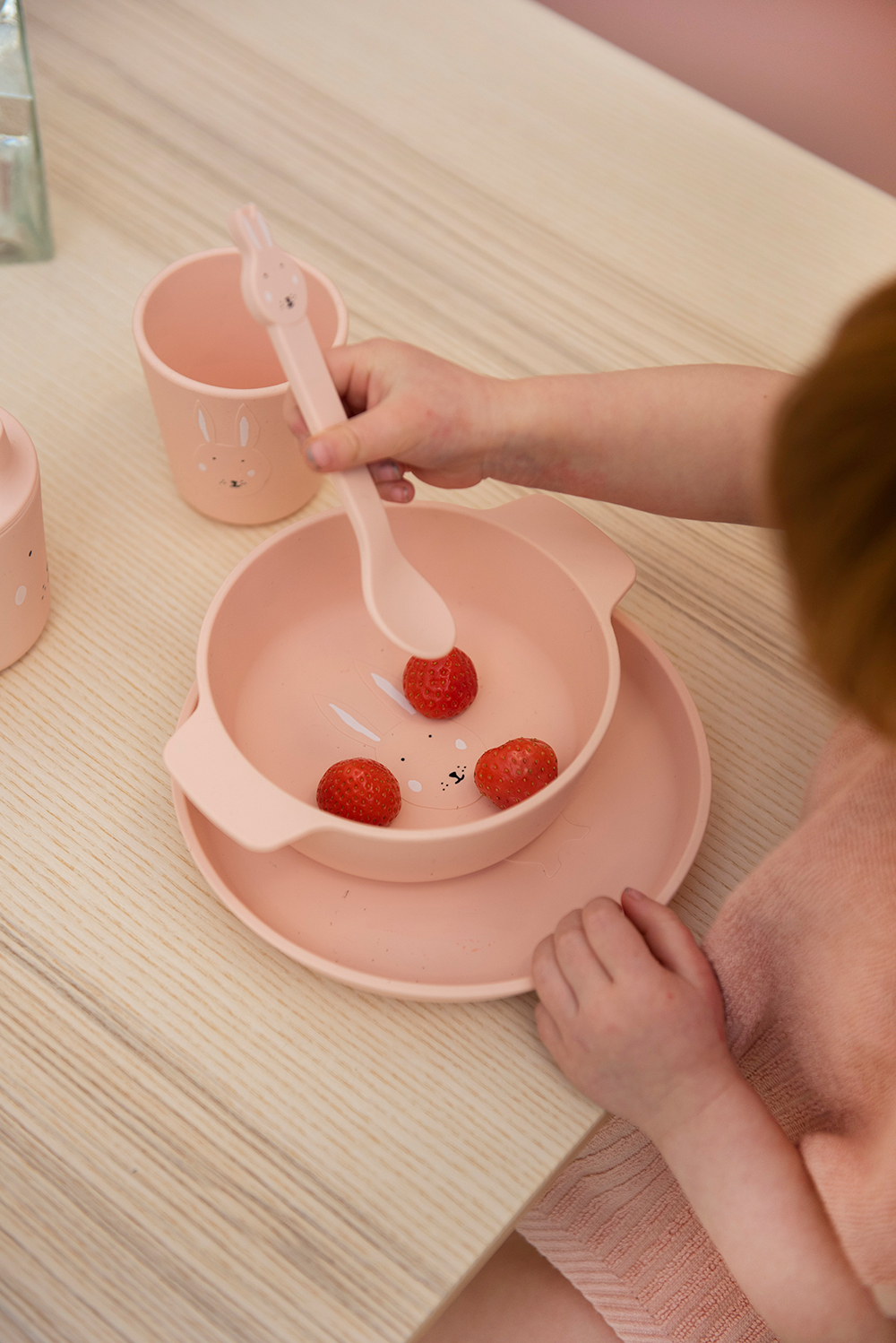 trixie 動物造型矽膠湯匙2入組-乖乖小兔