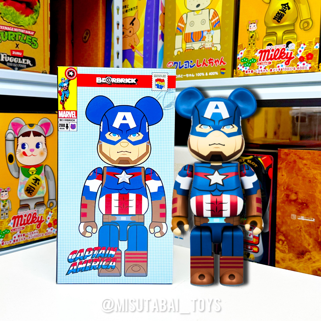 400% BE@RBRICK CAPTAIN AMERICA