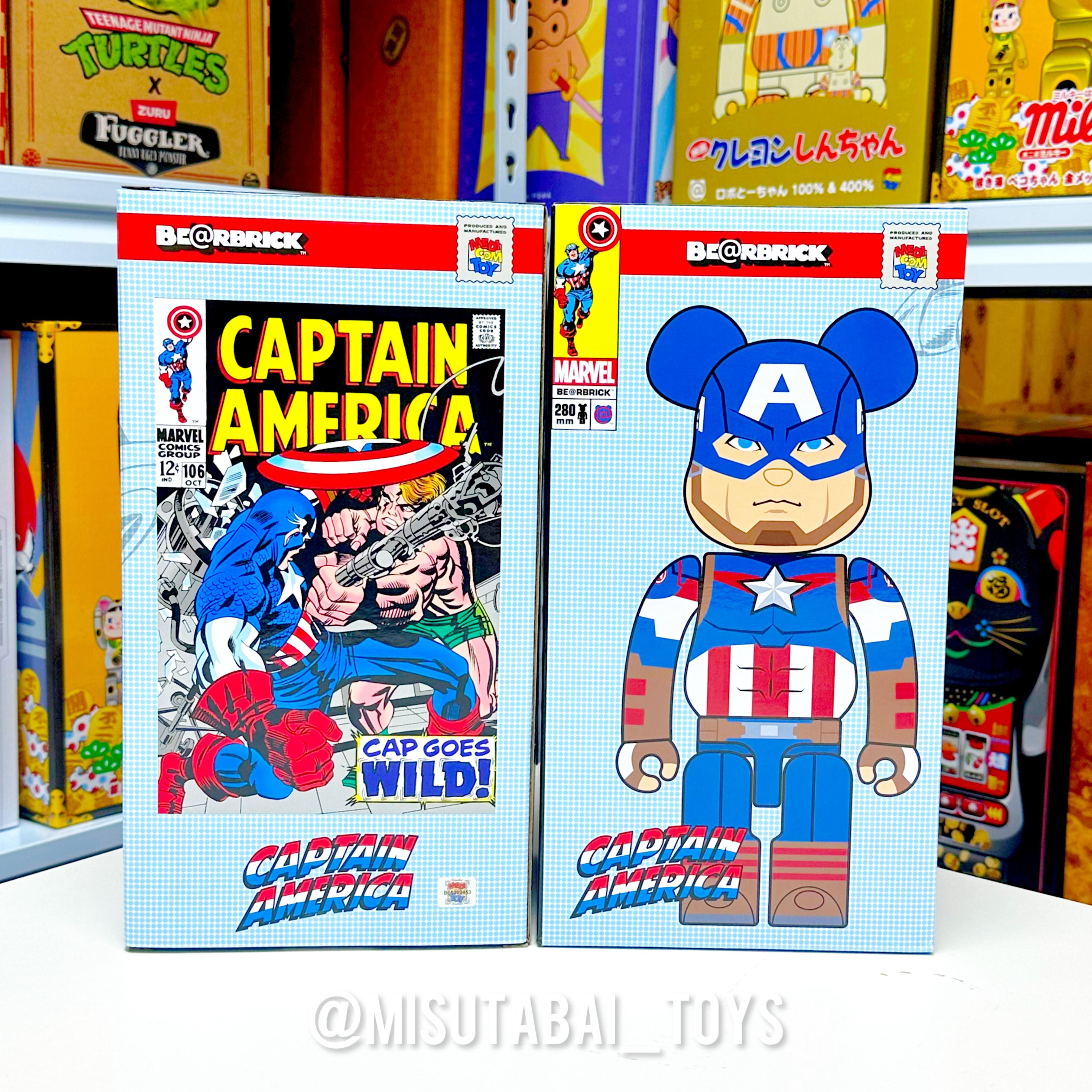 400% BE@RBRICK CAPTAIN AMERICA