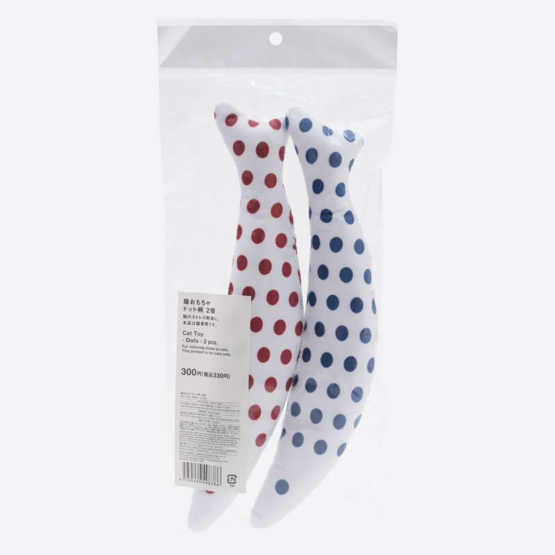 SP 貓用玩具/圓點魚2入