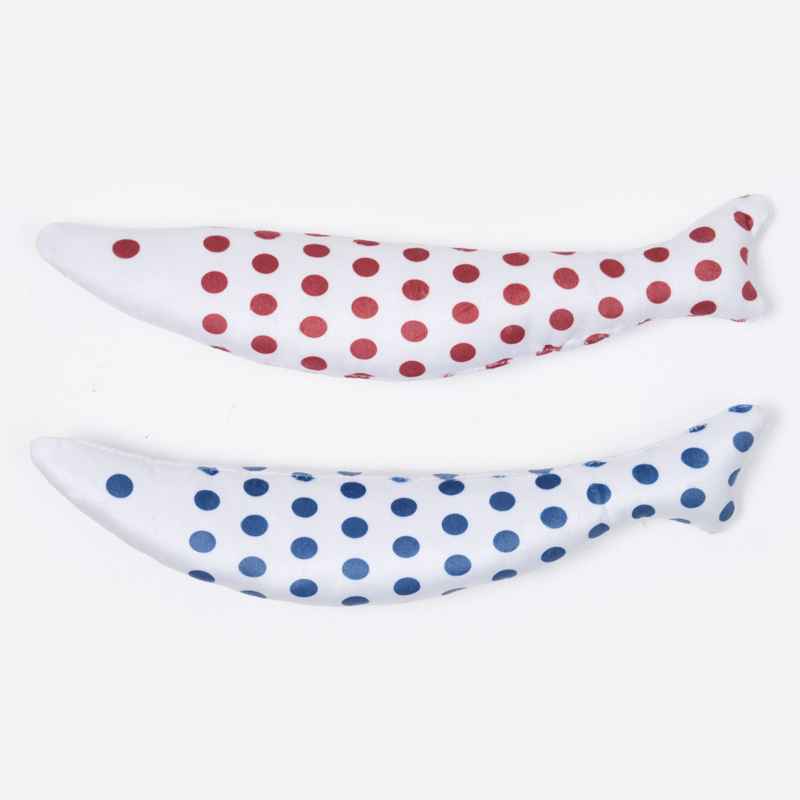 SP 貓用玩具/圓點魚2入