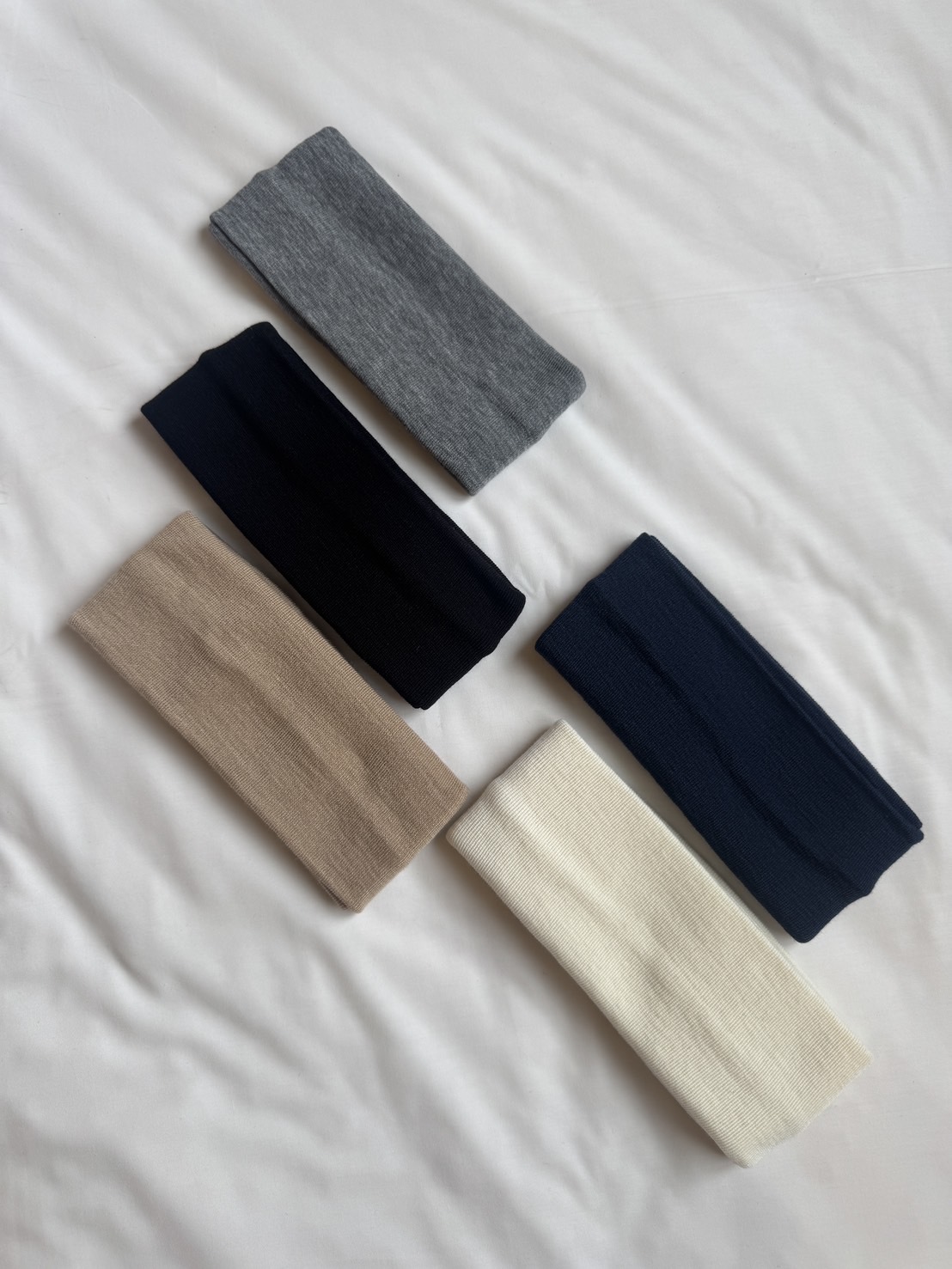 寬版髮帶(深藍現貨)