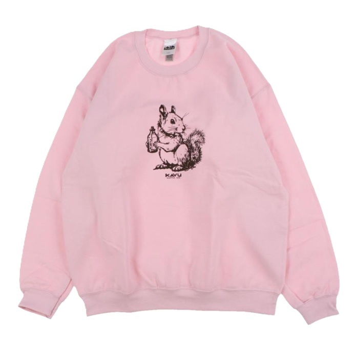 KAVU 日版 Squirrel Sweat #19823041 ( 014 Light Pink )