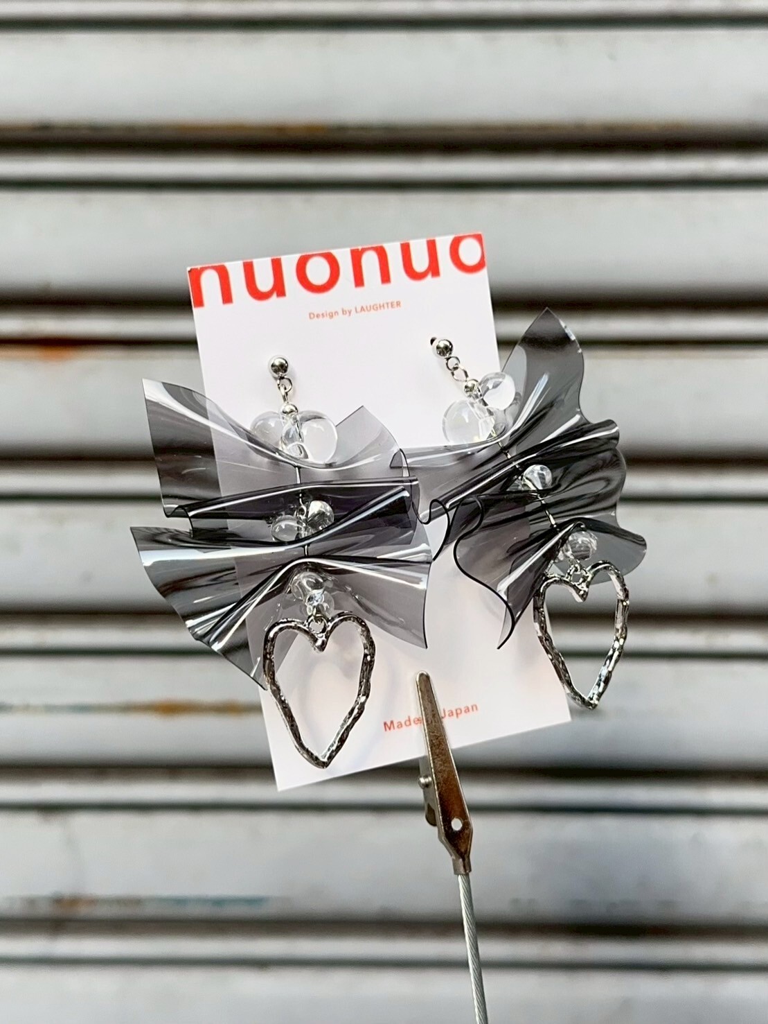 [LAUGHTER] 耳針 | 黑色 | NO.309