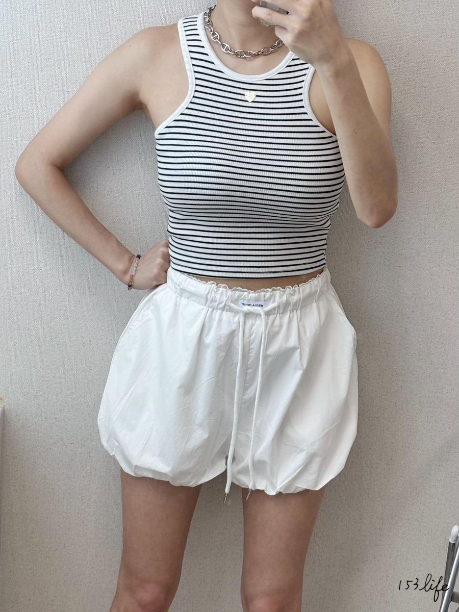 |現貨|俏皮南瓜燈籠花苞造型短褲(2色)